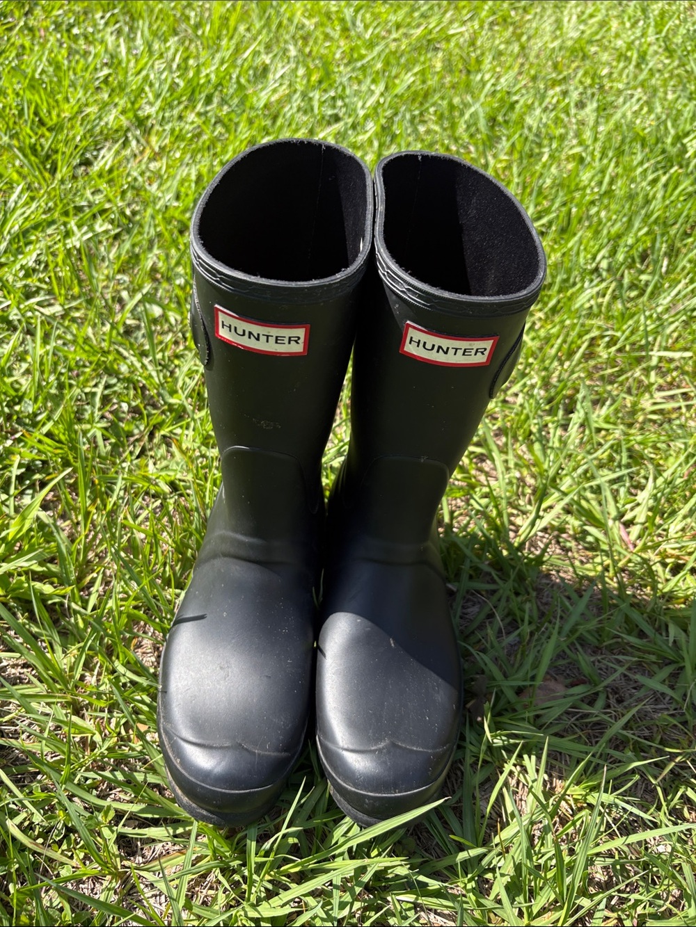 Hunter Original Short Rain Boots Womens Size 8 Matte